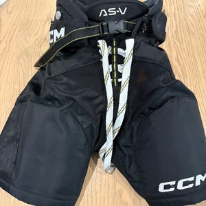 Small Junior CCM Tacks AS-V Hockey Pants (Used But Like New)