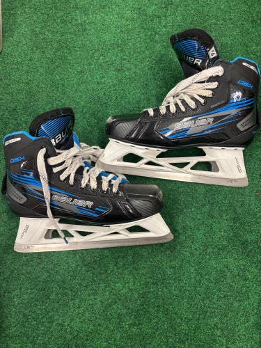 Senior Bauer GSX Hockey Goalie Skates (Regular) Size 9.5 (Used)