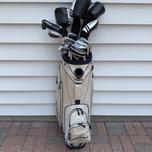Adams Idea 2014 Golf Set Driver Woods Hybrids Irons Putter Bag Senior A Flex RH