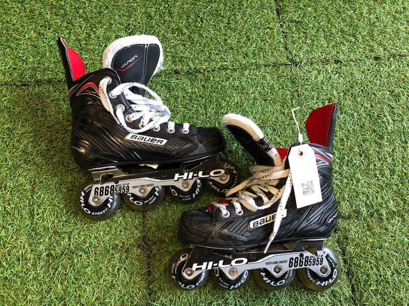 Junior Bauer Vapor XR300 Inline Skates Regular Width Size 2.0 (Used)