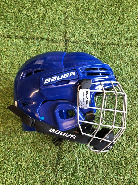 Blue Youth Bauer Prodigy Helmet (Used)