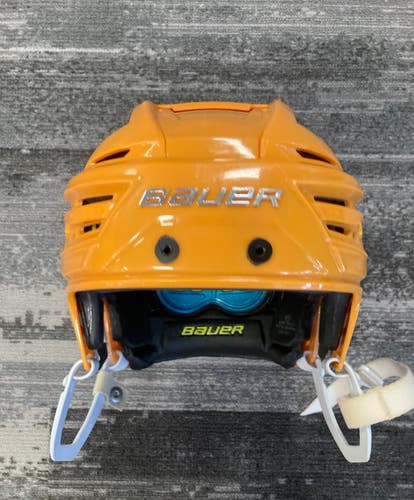 Yellow Medium Bauer Re-Akt 150 Helmet (Used)