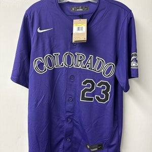 Colorado Rockies Kris Bryant Nike Vapor Limited Jersey NWT Size Small