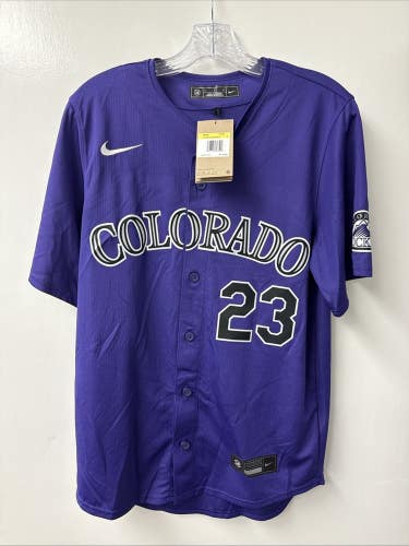 Colorado Rockies Kris Bryant Nike Vapor Limited Jersey NWT Size Small