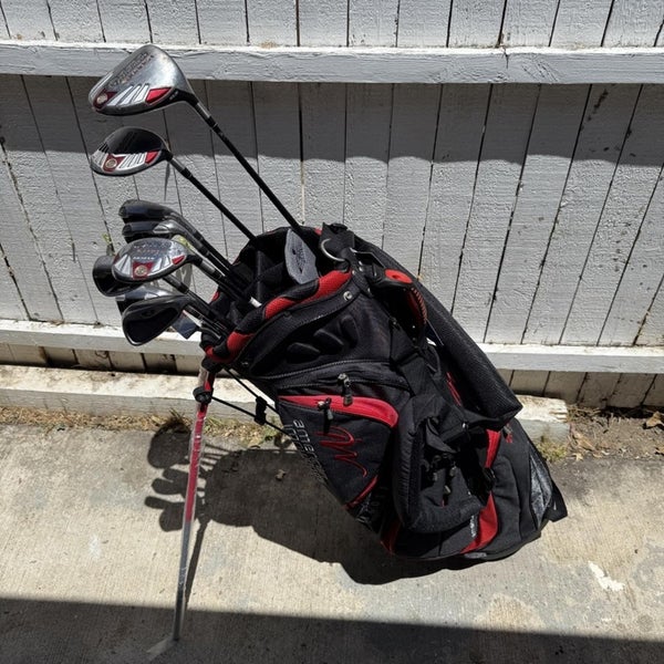 TaylorMade Burner Mens Right Handed Golf Club Complete Set With New Stand Bag