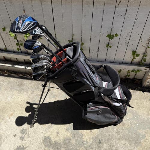 Callaway XR Mens Right Handed Golf Club Complete Set With Callaway Stand Bag