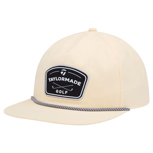 NEW 2025 TaylorMade Daytona Rope Yellow Adjustable Snapback Golf Hat/Cap