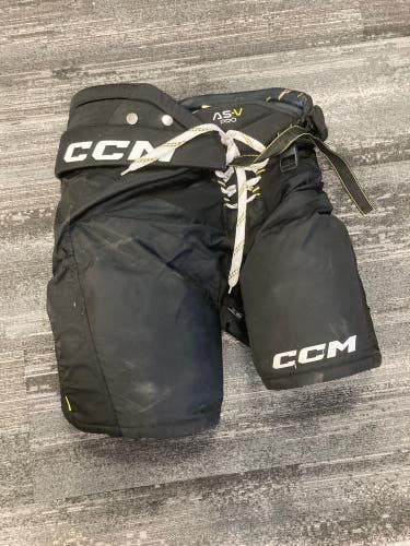 Black Senior Medium CCM Tacks AS-V Pro Hockey Pants (Used)