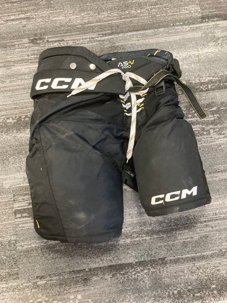 Black Senior Medium CCM Tacks AS-V Pro Hockey Pants (Used)