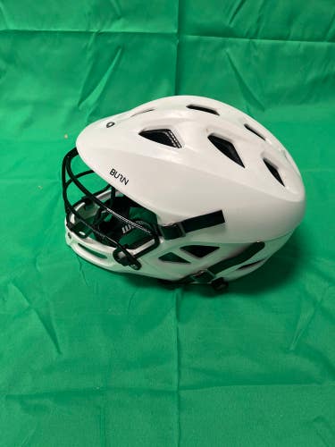 White Youth Warrior Burn Junior Helmet (Used)