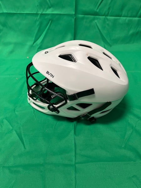 White Youth Warrior Burn Junior Helmet (Used)