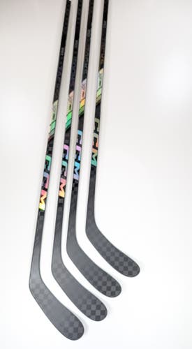 (4-Pack) New Senior LH CCM Jetspeed FT7 Pro wrapped as a Tacks XF Pro, 95 Flex, P28