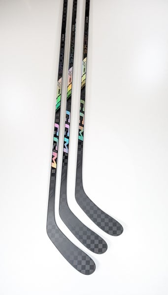 (3-Pack) New Senior LH CCM Jetspeed FT7 Pro wrapped as a Tacks XF Pro, 95 Flex, P28