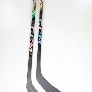 (2-Pack) New Senior LH CCM Jetspeed FT7 Pro wrapped as a Tacks XF Pro, 95 Flex, P28