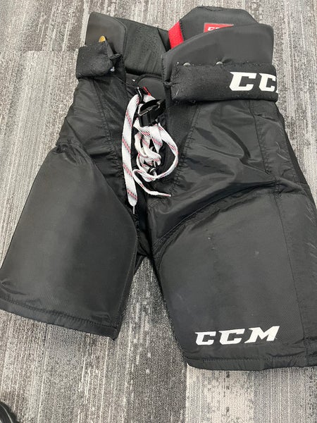 Black Senior Medium CCM Jetspeed FTW Hockey Pants (Used)
