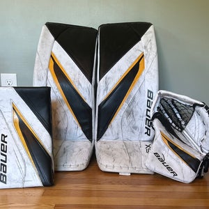 Used 31" Bauer Vapor X5 Pro Regular Goalie Intermediate Full Set