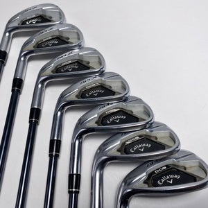 Callaway Apex DCB 21 Iron Set 5-PW+GW UST Mamiya Recoil Dart F2 65g Senior LH