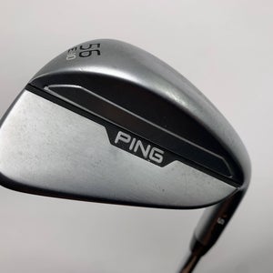 Ping s159 Chrome Sand Wedge SW 56* 10 Orange Dot 2* Flat True Temper DG Mens RH