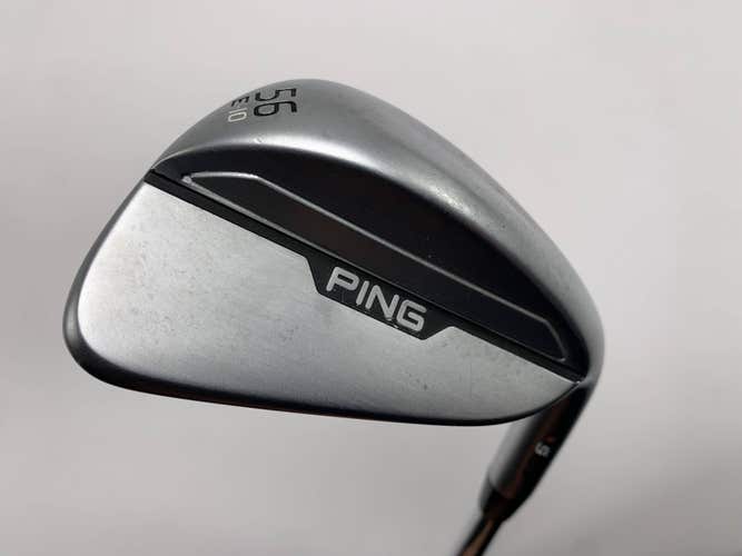 Ping s159 Chrome Sand Wedge SW 56* 10 Orange Dot 2* Flat True Temper DG Mens RH