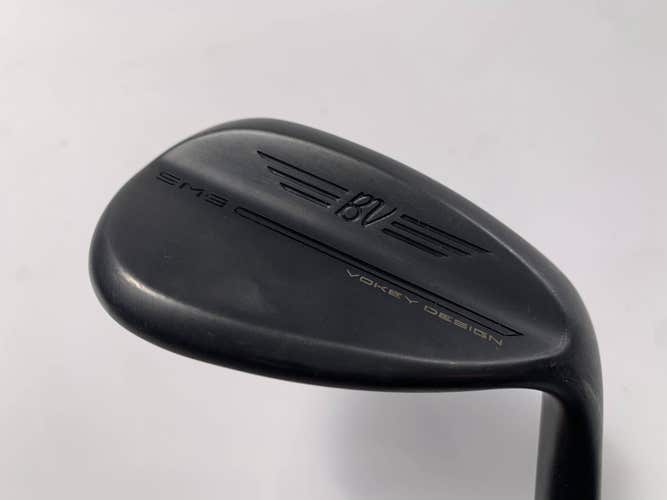Titleist Vokey SM9 Jet Black Lob Wedge Raw LW 60* 10 S-Grind Wedge Steel Mens RH