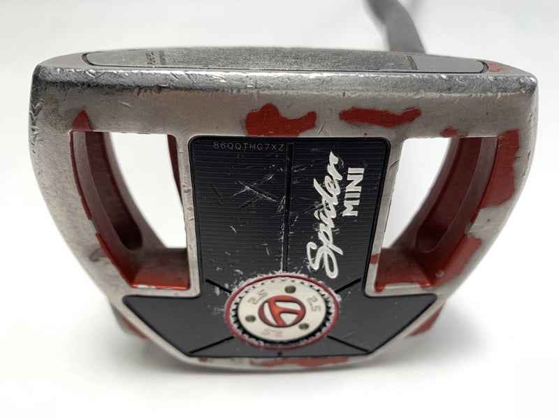 TaylorMade Spider Mini Red Putter 35" SuperStroke Flatso 1.0 Mens RH
