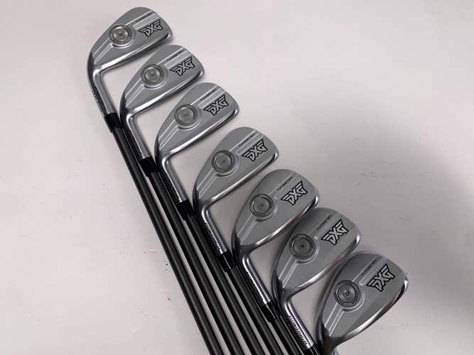 PXG 0311 P GEN7 Chrome Iron Set 4-PW AeroTech SteelFiber i110 Stiff LH