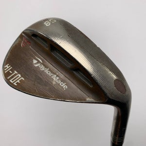 TaylorMade HI-TOE RAW Lob Wedge LW 58* 10 KBS Hi-Rev 2.0 115g Wedge Mens RH