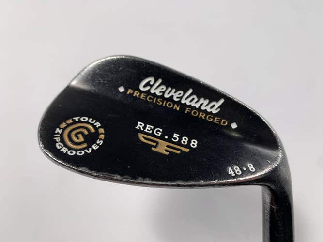 Cleveland 588 Black Pearl 2012 Gap Wedge GW 48* 8 TT DG S400 Wedge Steel Mens RH