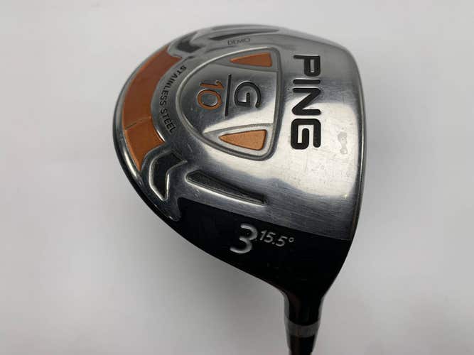 Ping G10 3 Fairway Wood Demo 15.5* TFC 129 F Regular Graphite Mens RH
