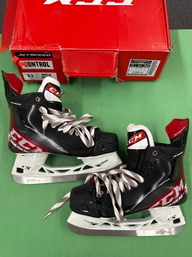 Senior CCM JetSpeed Control (SMU) Hockey Skates (Regular) Size: 9.5 (New)