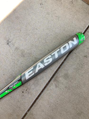 Black 2021 Easton Rebel Slowpitch Bat (-6) 28 oz 34"