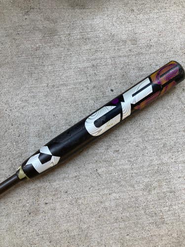 Black 2022 DeMarini CF Composite Bat (-11) Composite 21 oz 32" (Used)