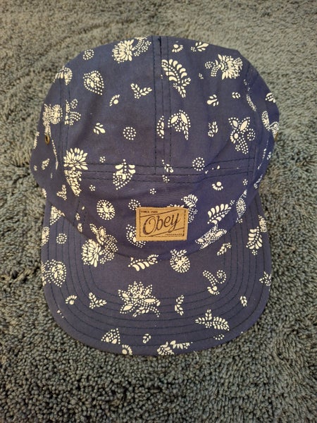 Obey Propaganda 5 Panel Floral Hat.