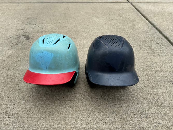 2 EvoShield Batting Helmets