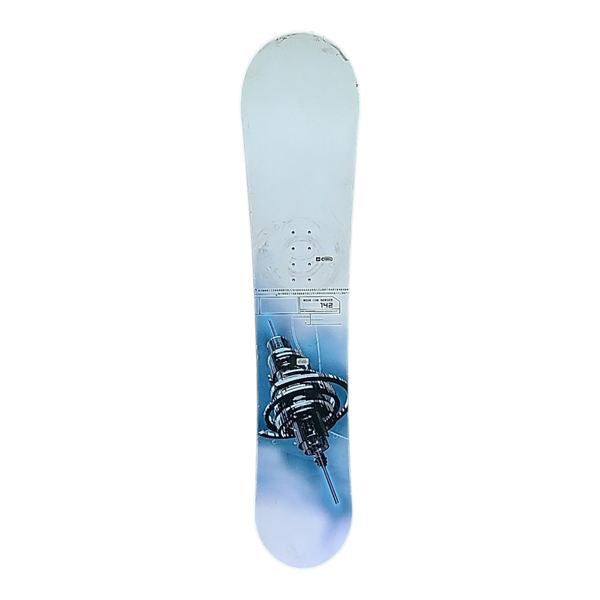 RIDE Cue Blank Snowboard 142cm White/Blue