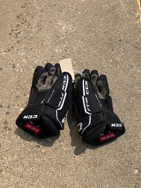 Black Senior CCM JetSpeed FT485 Gloves 13" (Used)