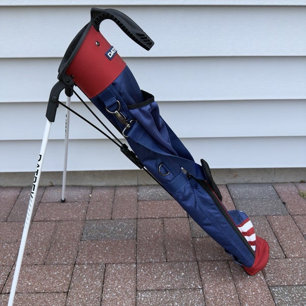 Datrek Ranger Sunday Golf Stand Bag Lightweight Blue Red White USA Stars