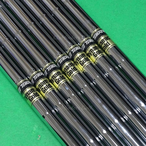 True Temper Dynamic Gold X100 .355 Extra Stiff Pulled Steel Iron Shafts SET OF 7
