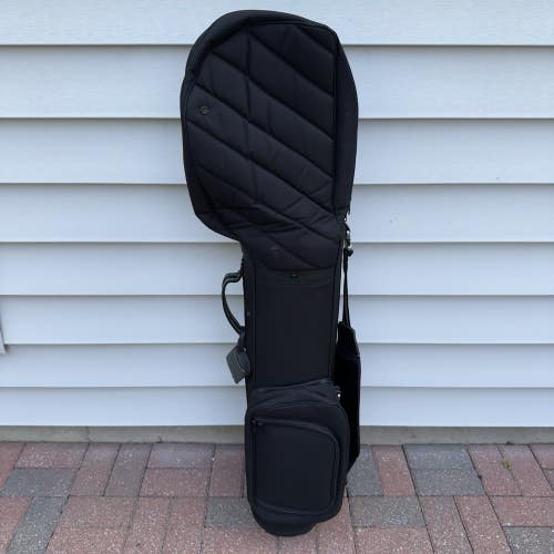Burton Golf Bag Travel Hard Sided Soft Top Black 2 Way Dividers