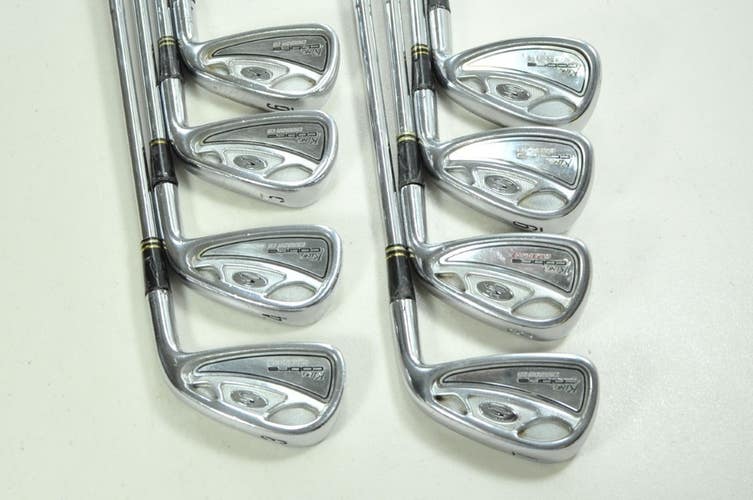 Cobra Carbon CB 3-PW Iron Set Stiff Flex Right Steel POOR CONDITION # 200458