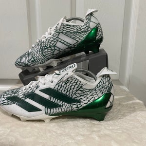 Adidas Adizero Electric II Football Cleats Green White Mens Size 7.5 IH8568 New
