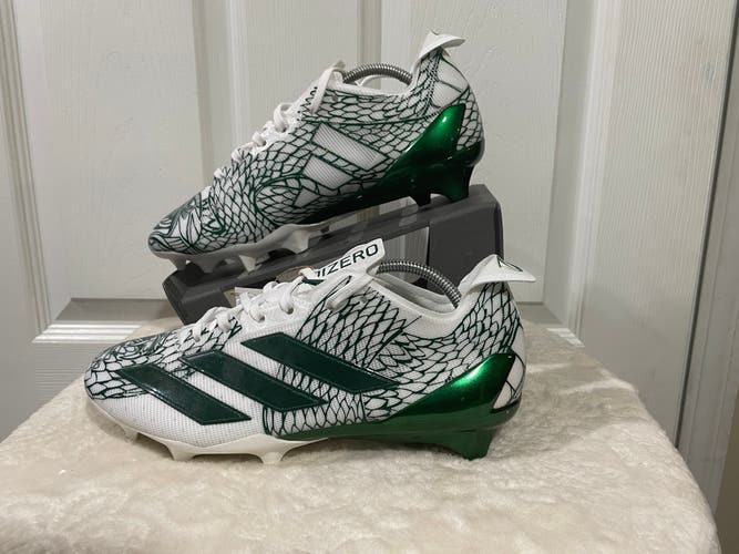 Adidas Adizero Electric II Football Cleats Green White Mens Size 7.5 IH8568 New