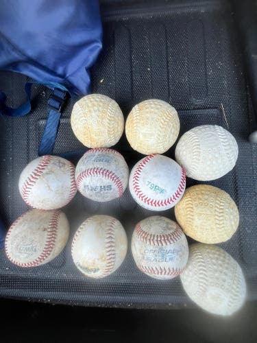 Lot of 11 Baseballs – 6 Game/Practice Balls + 5 Keeko Balls