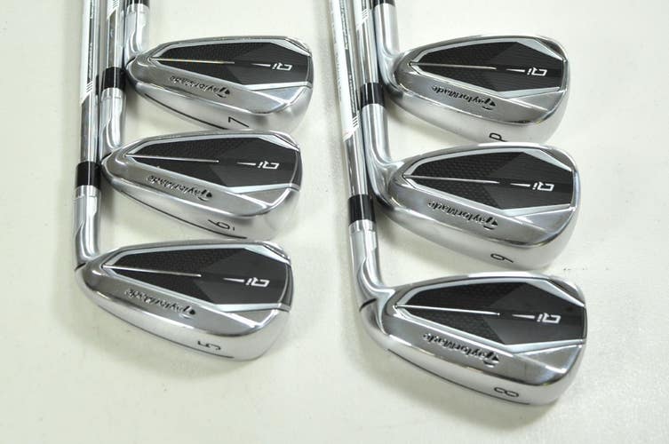 TaylorMade Qi 5-PW Iron Set Stiff Flex Right KBS MAX Lite Steel  # 200569