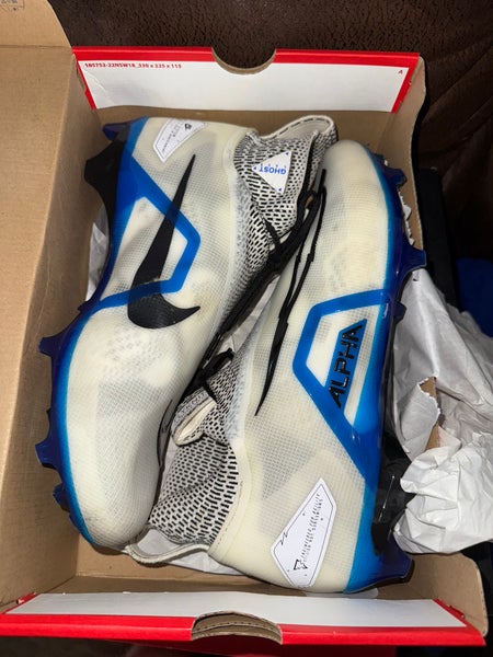 Men's  Size M 11.5 (W 12.5) Nike High Top ALPHA Molded Cleats (Used)