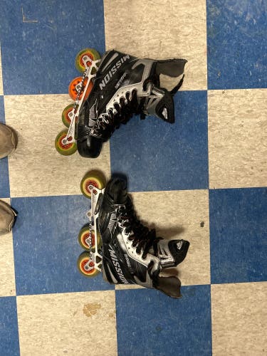 Mission Inhaler NLS1 Inline Skates Regular Width Size 11 (Used)