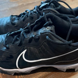 Black Men's Size M 12.0 (W 13.0) Adult Nike Low Top FastFlex Molded Cleats (Used)