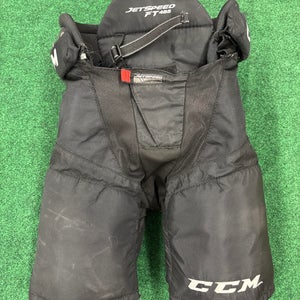 Black CCM JetSpeed FT485 Hockey Pants (Used) | Junior Medium