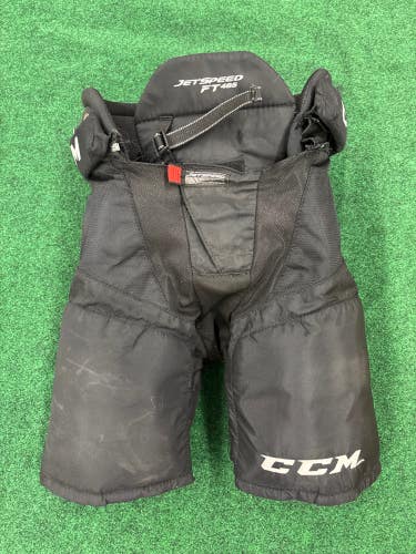 Black CCM JetSpeed FT485 Hockey Pants (Used) | Junior Medium