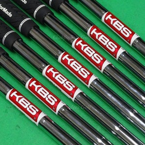 KBS Tour Lite .355 Regular Flex Pulled Steel Iron Shafts SET OF 7